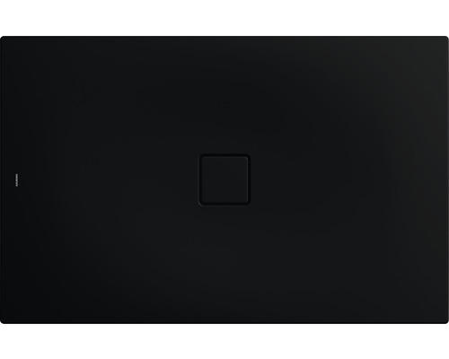 Extraflache Rechteck-Duschwanne Kaldewei Conoflat 80x100x3,2 cm schwarz matt