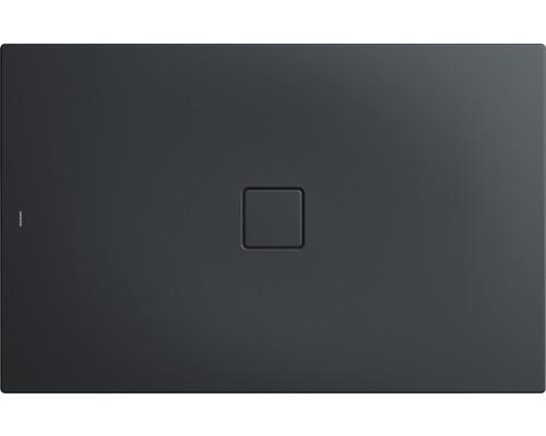 Extraflache Rechteck-Duschwanne Kaldewei Conoflat 80x120x3,2 cm grau cool glatt