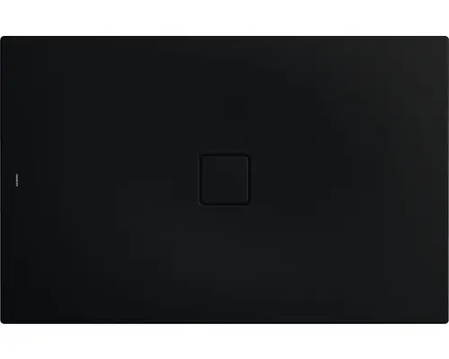 Extraflache Rechteck-Duschwanne Kaldewei Conoflat 80x120x3,2 cm schwarz matt