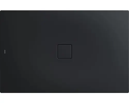 Extraflache Rechteck-Duschwanne Kaldewei Conoflat 80x120x3,2 cm grau warm mit Antirutschbeschichtung