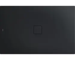 Extraflache Rechteck-Duschwanne Kaldewei Conoflat 90x160x3,2 cm grau warm glatt