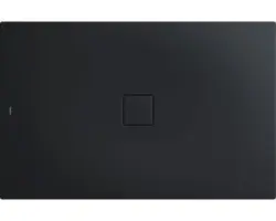 Extraflache Rechteck-Duschwanne Kaldewei Conoflat 90x120x3,2 cm grau warm glatt