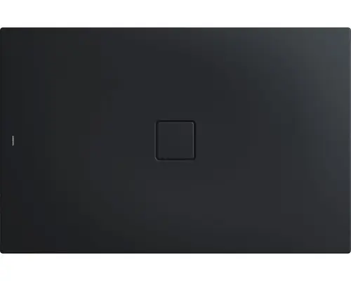 Extraflache Rechteck-Duschwanne Kaldewei Conoflat 90x120x3,2 cm grau warm glatt