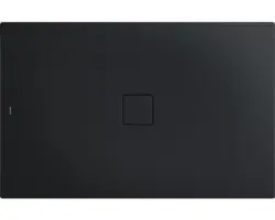 Extraflache Rechteck-Duschwanne Kaldewei Conoflat 100x120x3,2 cm grau warm glatt