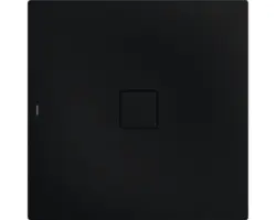 Extraflache Duschwanne Kaldewei Conoflat 100x100x3,2 cm schwarz matt