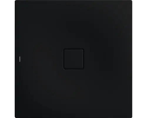 Extraflache Duschwanne Kaldewei Conoflat 100x100x3,2 cm schwarz matt
