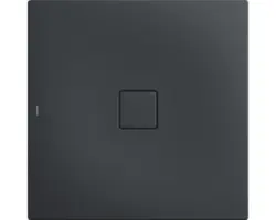Extraflache Duschwanne Kaldewei Conoflat 90x90x3,2 cm grau cool mit Antirutschbeschichtung