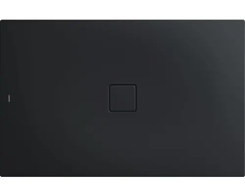 Extraflache Rechteck-Duschwanne Kaldewei Conoflat 100x180x3,2 cm grau warm mit Antirutschbeschichtung