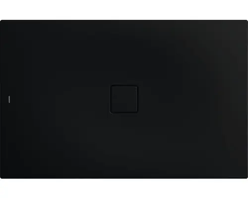 Extraflache Rechteck-Duschwanne Kaldewei Conoflat 90x130x3,2 cm schwarz matt