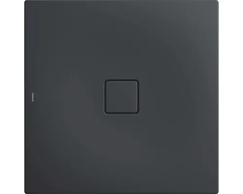 Extraflache Duschwanne Kaldewei Conoflat 120x120x3,2 cm grau cool mit Antirutschbeschichtung
