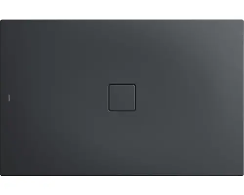 Extraflache Rechteck-Duschwanne Kaldewei Conoflat 100x150x3,2 cm grau cool glatt
