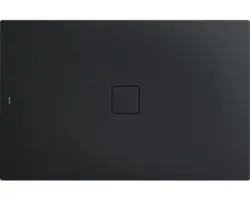 Extraflache Rechteck-Duschwanne Kaldewei Conoflat 100x160x3,2 cm grau warm glatt