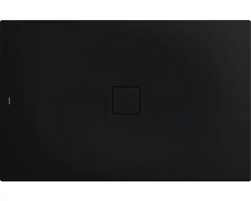 Extraflache Rechteck-Duschwanne Kaldewei Conoflat 90x160x3,2 cm schwarz matt