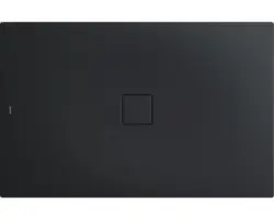 Extraflache Rechteck-Duschwanne Kaldewei Conoflat 80x140x3,2 cm grau warm glatt