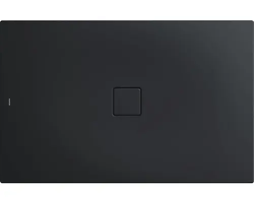 Extraflache Rechteck-Duschwanne Kaldewei Conoflat 80x140x3,2 cm grau warm glatt