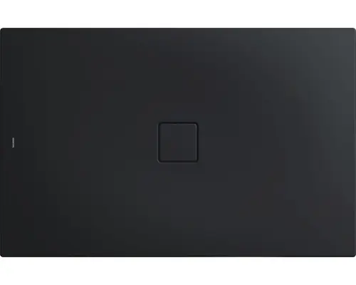 Extraflache Rechteck-Duschwanne Kaldewei Conoflat 100x180x3,2 cm grau warm glatt