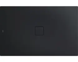 Extraflache Rechteck-Duschwanne Kaldewei Conoflat 90x110x3,2 cm grau warm glatt