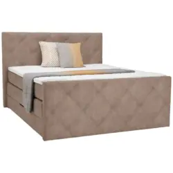 Boxspringbett 160/200 cm in Braun