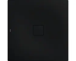 Extraflache Duschwanne Kaldewei Conoflat 120x120x3,2 cm schwarz matt mit Antirutschbeschichtung