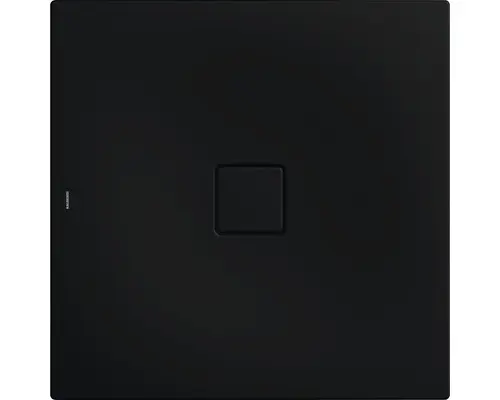 Extraflache Duschwanne Kaldewei Conoflat 120x120x3,2 cm schwarz matt mit Antirutschbeschichtung