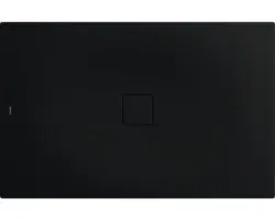 Extraflache Rechteck-Duschwanne Kaldewei Conoflat 90x140x3,2 cm schwarz matt