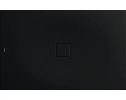 Extraflache Rechteck-Duschwanne Kaldewei Conoflat 90x140x3,2 cm schwarz matt