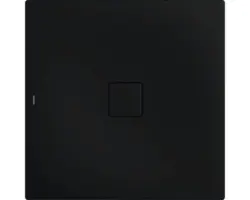 Extraflache Duschwanne Kaldewei Conoflat 90x90x3,2 cm schwarz matt mit Antirutschbeschichtung