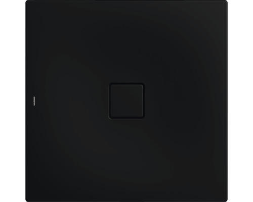 Extraflache Duschwanne Kaldewei Conoflat 90x90x3,2 cm schwarz matt mit Antirutschbeschichtung