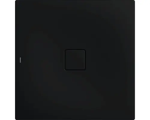Extraflache Duschwanne Kaldewei Conoflat 90x90x3,2 cm schwarz matt mit Antirutschbeschichtung