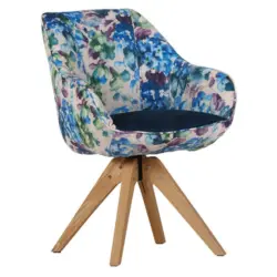 Armlehnstuhl in Velours