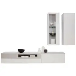 Wohnwand 285/199/47 cm in Grau