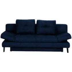 Schlafsofa in Flachgewebe Dunkelblau