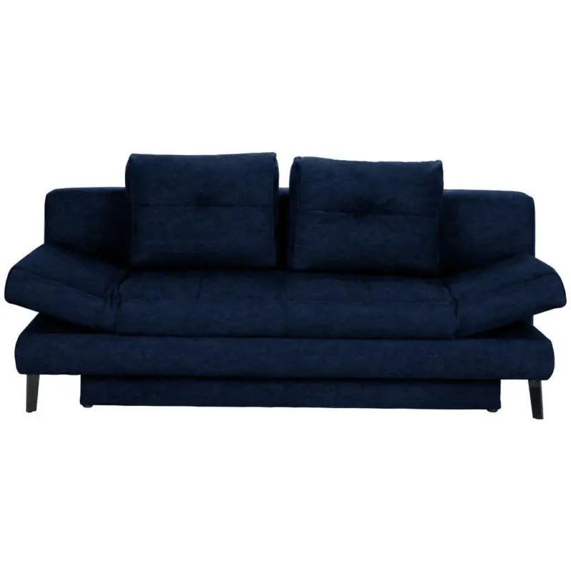 Schlafsofa in Flachgewebe Dunkelblau