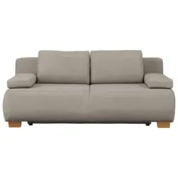 Boxspringsofa in Webstoff Beige