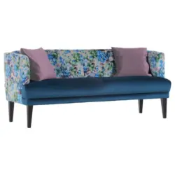 Sitzbank 190/83/70 cm in Blau, Grün, Lila, Schwarz, Beige