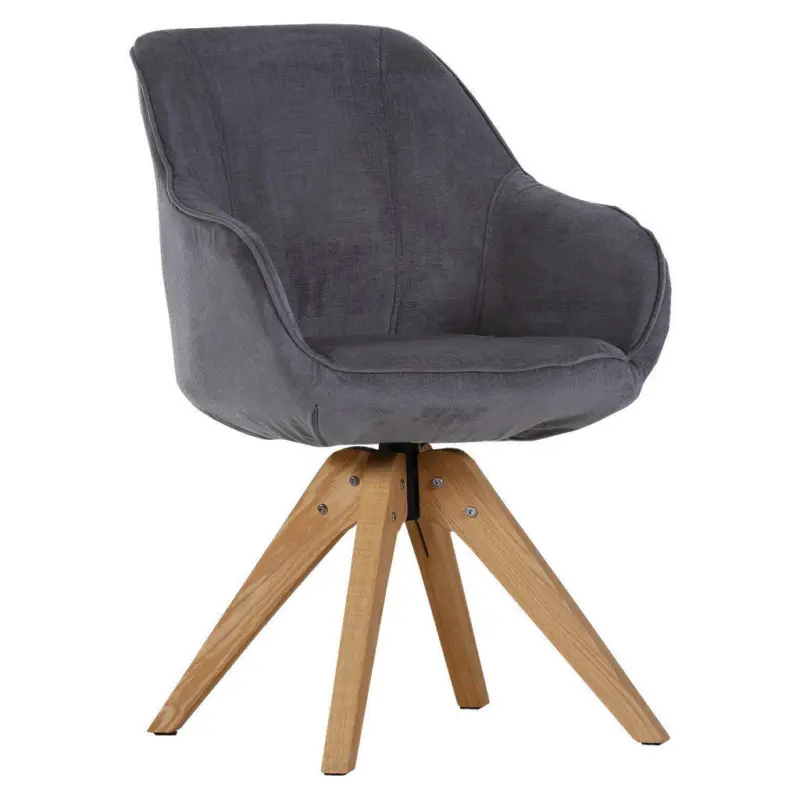 Armlehnstuhl in Chenille