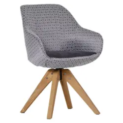 Armlehnstuhl in Chenille