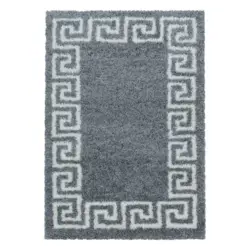 Hochflorteppich Hera 3301 Grau