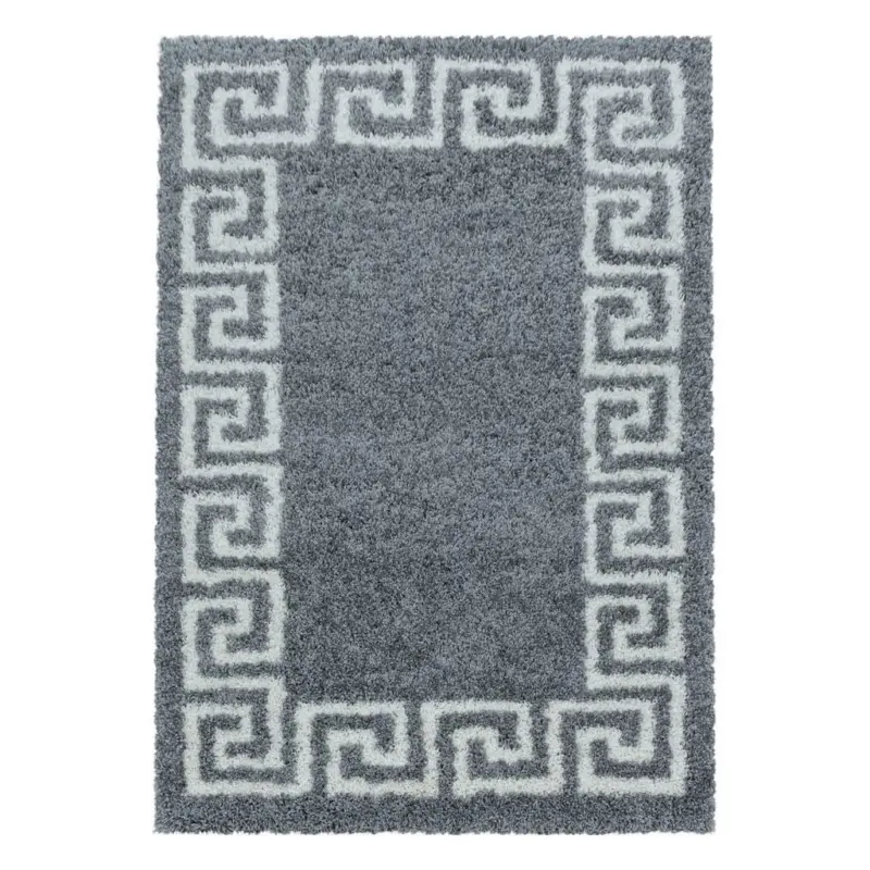Hochflorteppich Hera 3301 Grau