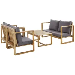 Loungegarnitur 4-teilig