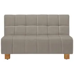 Schlafsofa in Mikrofaser Beige