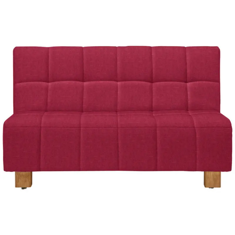 Schlafsofa in Flachgewebe Rot