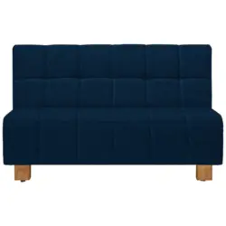 Schlafsofa in Flachgewebe Dunkelblau
