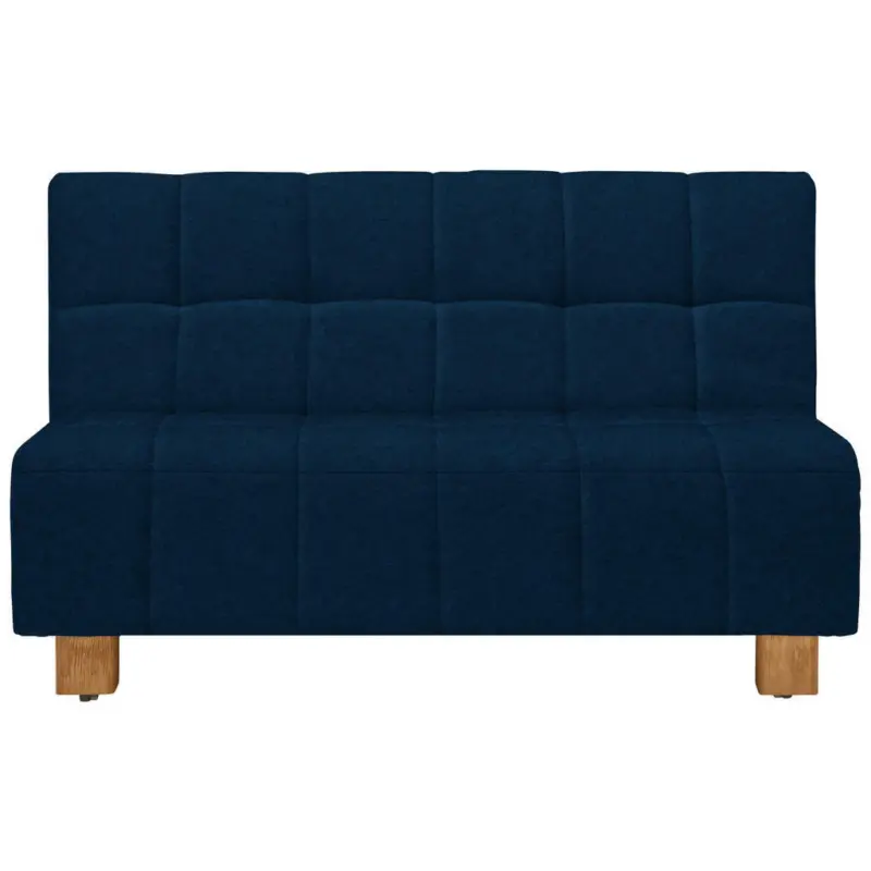 Schlafsofa in Flachgewebe Dunkelblau