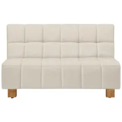 Schlafsofa in Flachgewebe Naturfarben