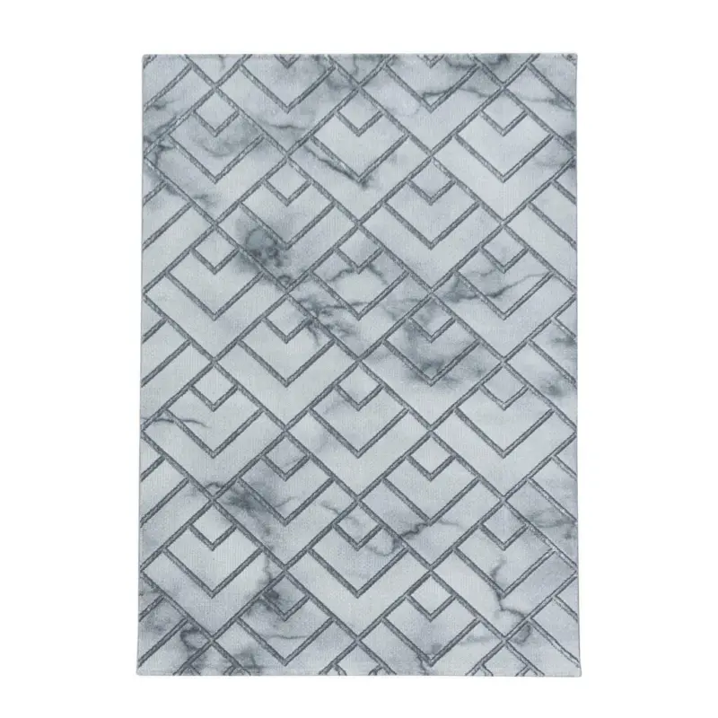 Webteppich Naxos 3813 silber