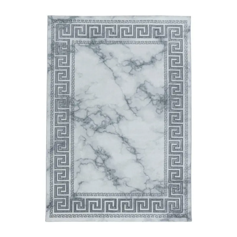 Webteppich Naxos 3818 silber
