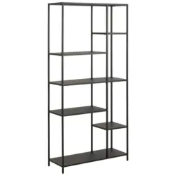 Regalelement 79,5/165/30 cm Schwarz