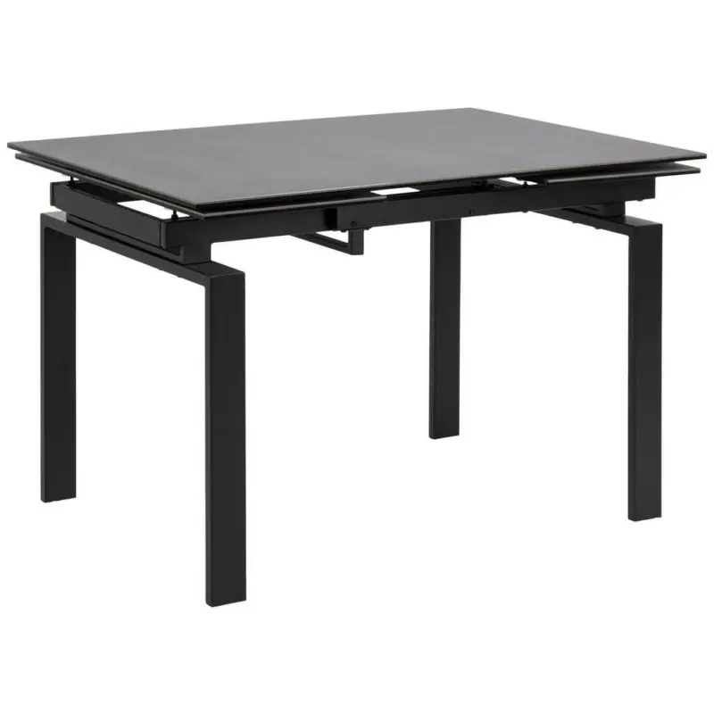 Esstisch in Metall, Keramik 120-200/85/76 cm