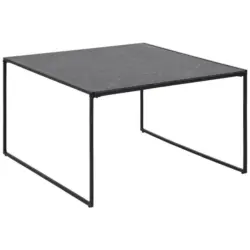 Couchtisch in Metall, Holzwerkstoff 80/80/48 cm